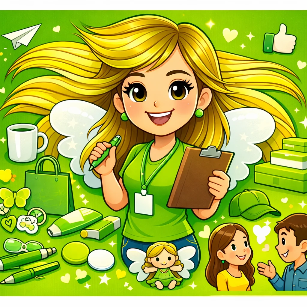 Hada Abundia con su equipo creativo