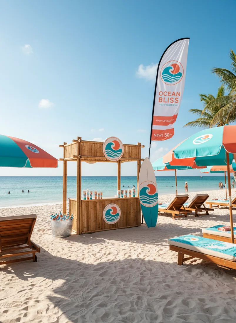 Activación de marca en playa